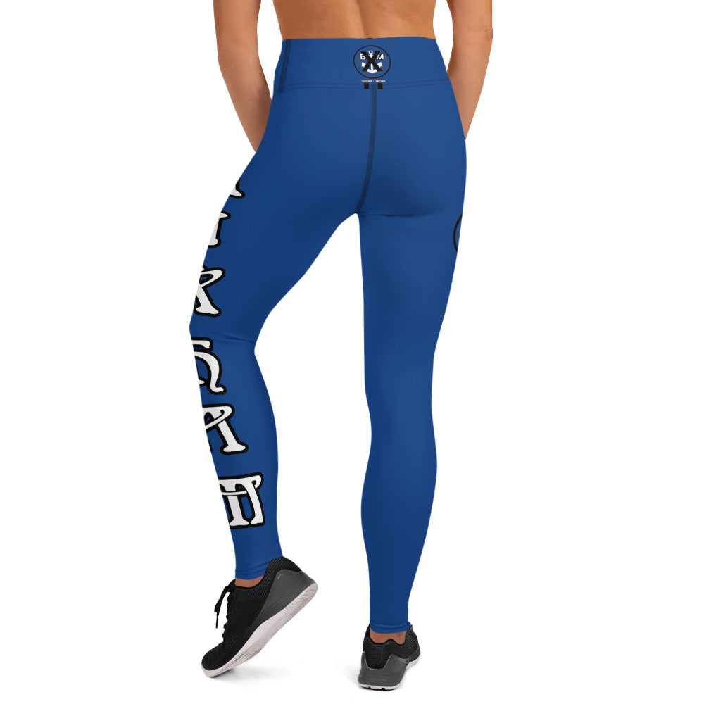 BRIXHAM BM BLUE Yoga Leggings