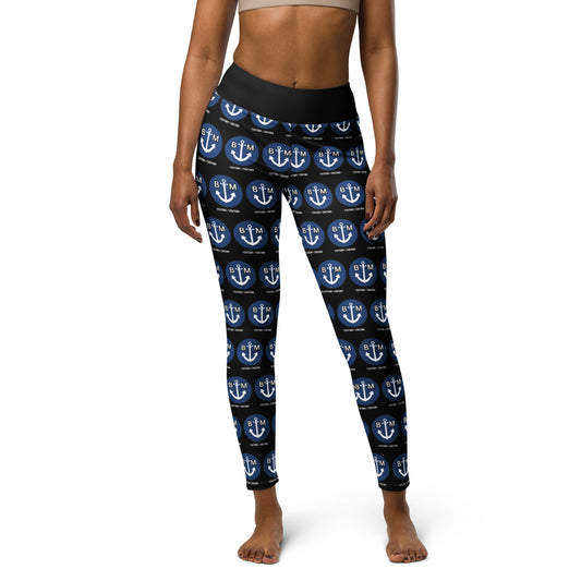 BRIXHAM BM Blue Yoga Leggings