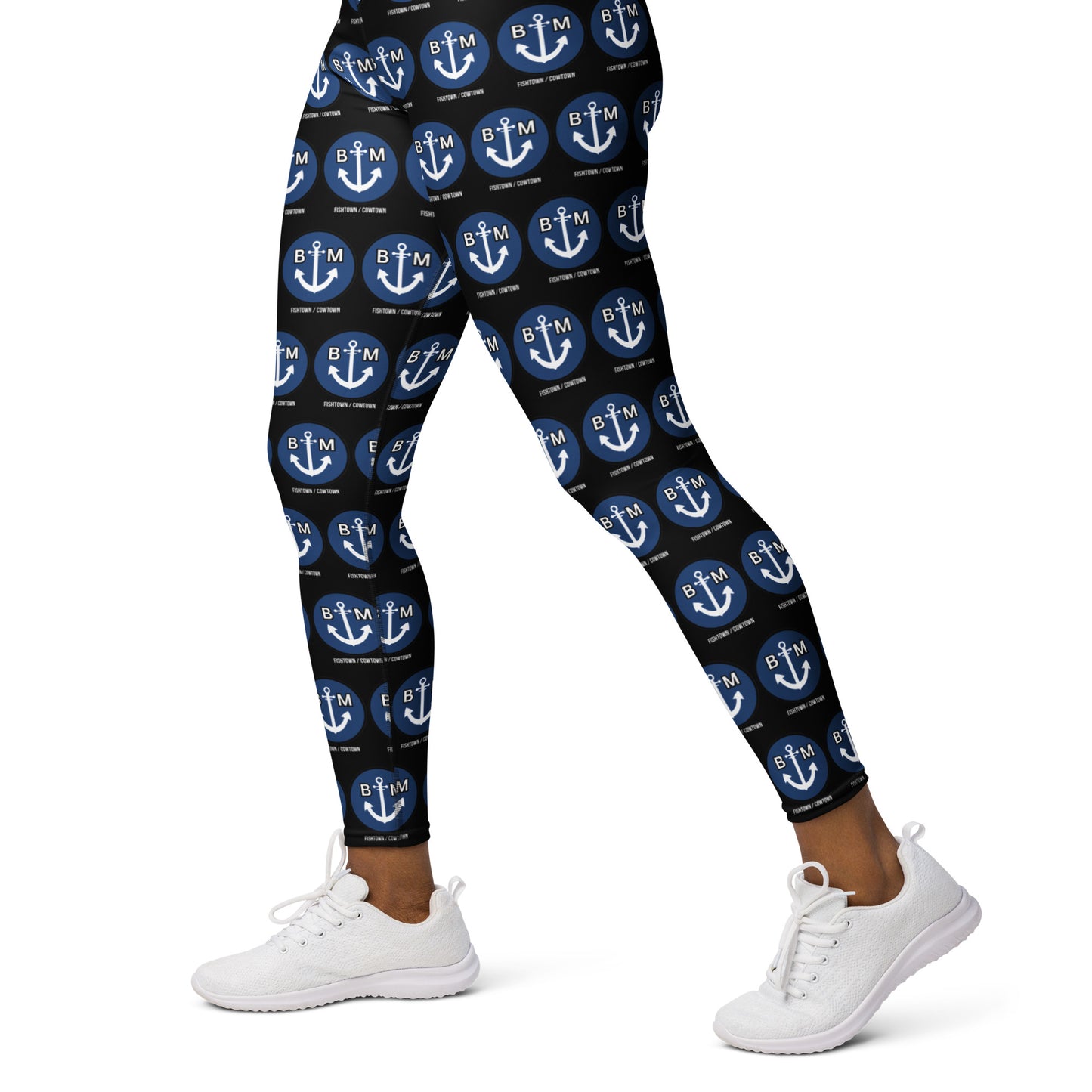 BRIXHAM BM Blue Yoga Leggings