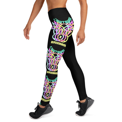 BRIXHAM BM Cowtown Yoga Leggings left leg