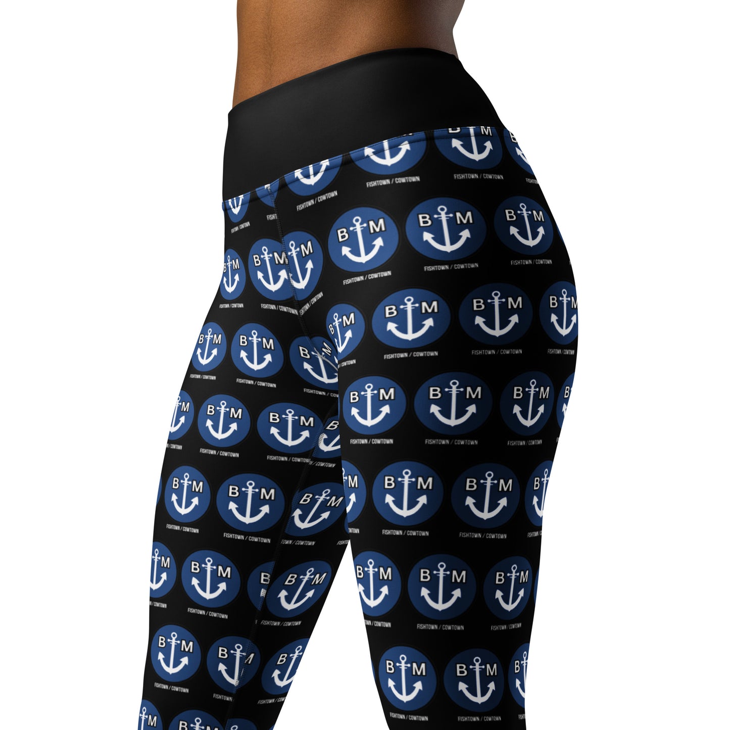 BRIXHAM BM Blue Yoga Leggings