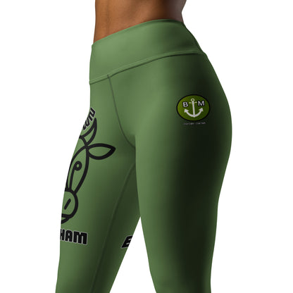 BRIXHAM BM Cowtown Yoga Leggings left side detail