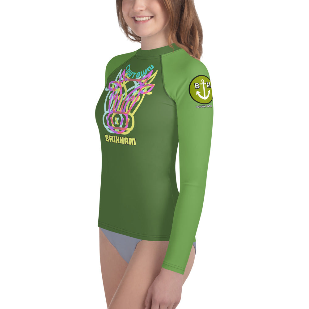 BRIXHAM BM Cowtown Youth Rash Guard left side view