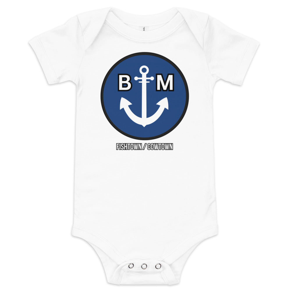 BRIXHAM BM Baby short sleeve one piece