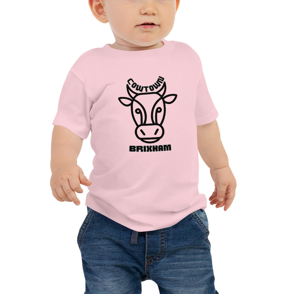 BRIXHAM BM Cowtown Baby Jersey Short Sleeve Tee pink