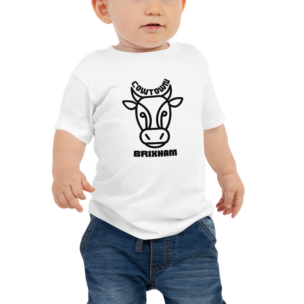 BRIXHAM BM Cowtown Baby Jersey Short Sleeve Tee white