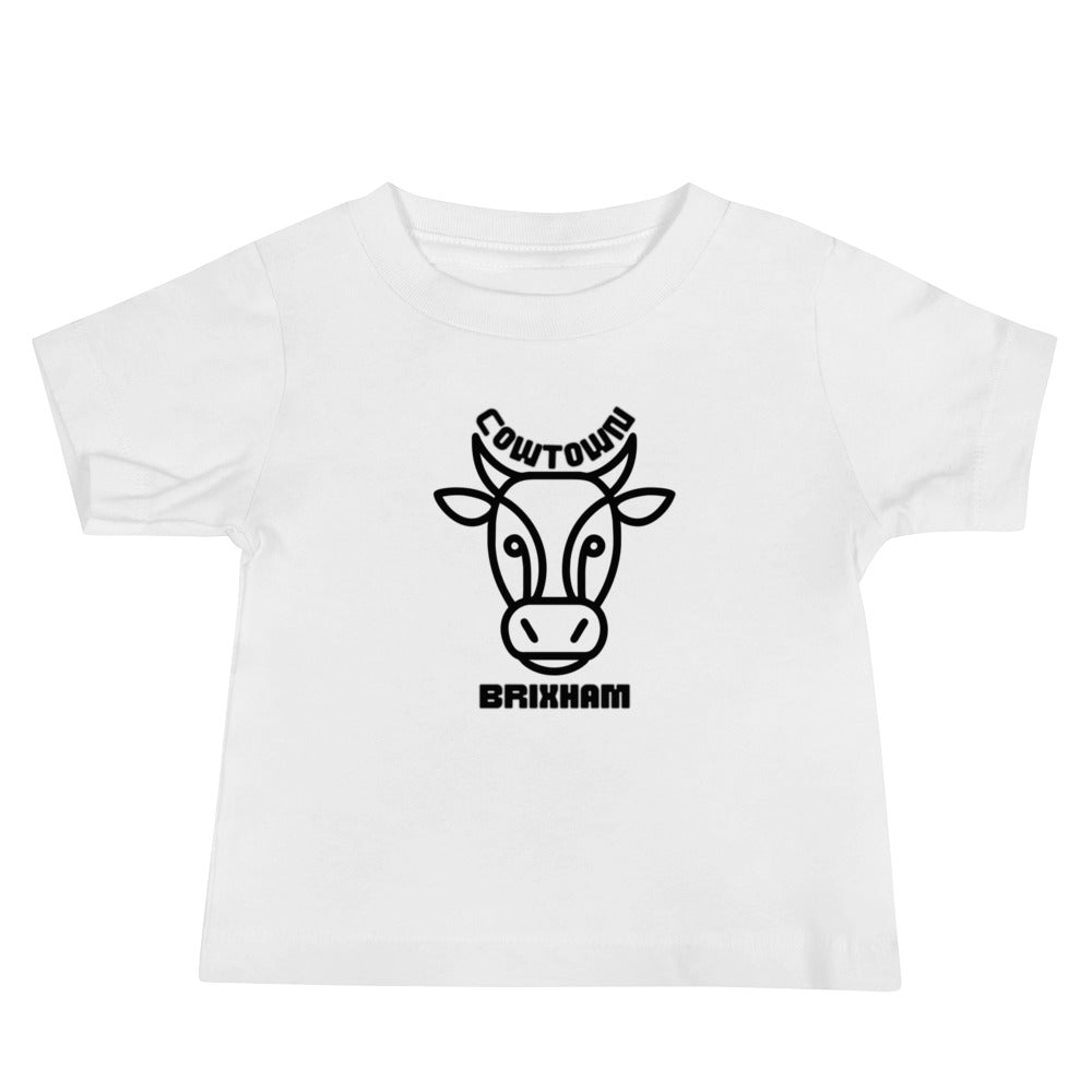 BRIXHAM BM Cowtown Baby Jersey Short Sleeve Tee white