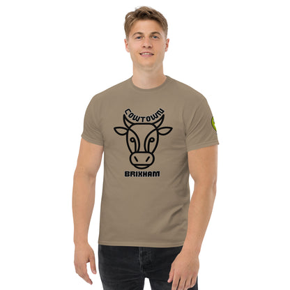 BRIXHAM BM Cowtown Men's classic tee front savana