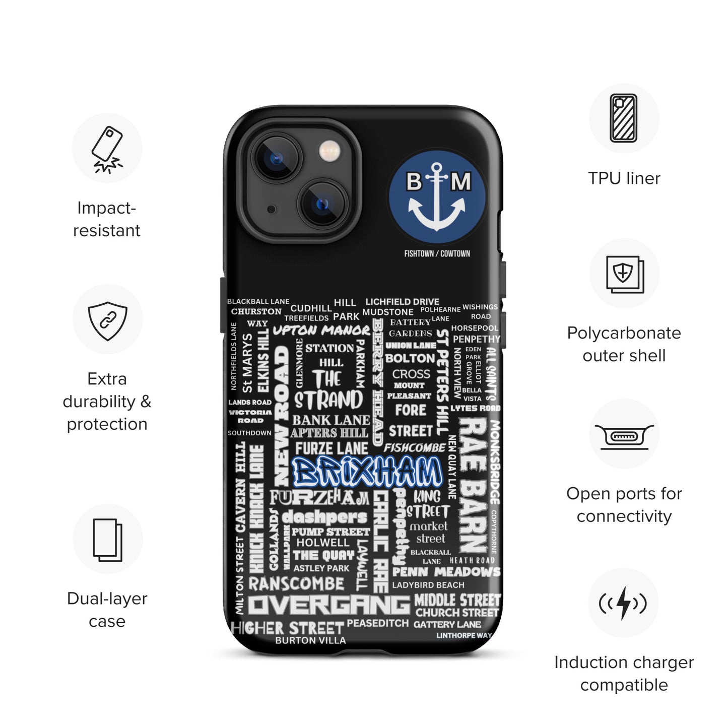 BRIXHAM BM Streets Tough Case for iPhone®