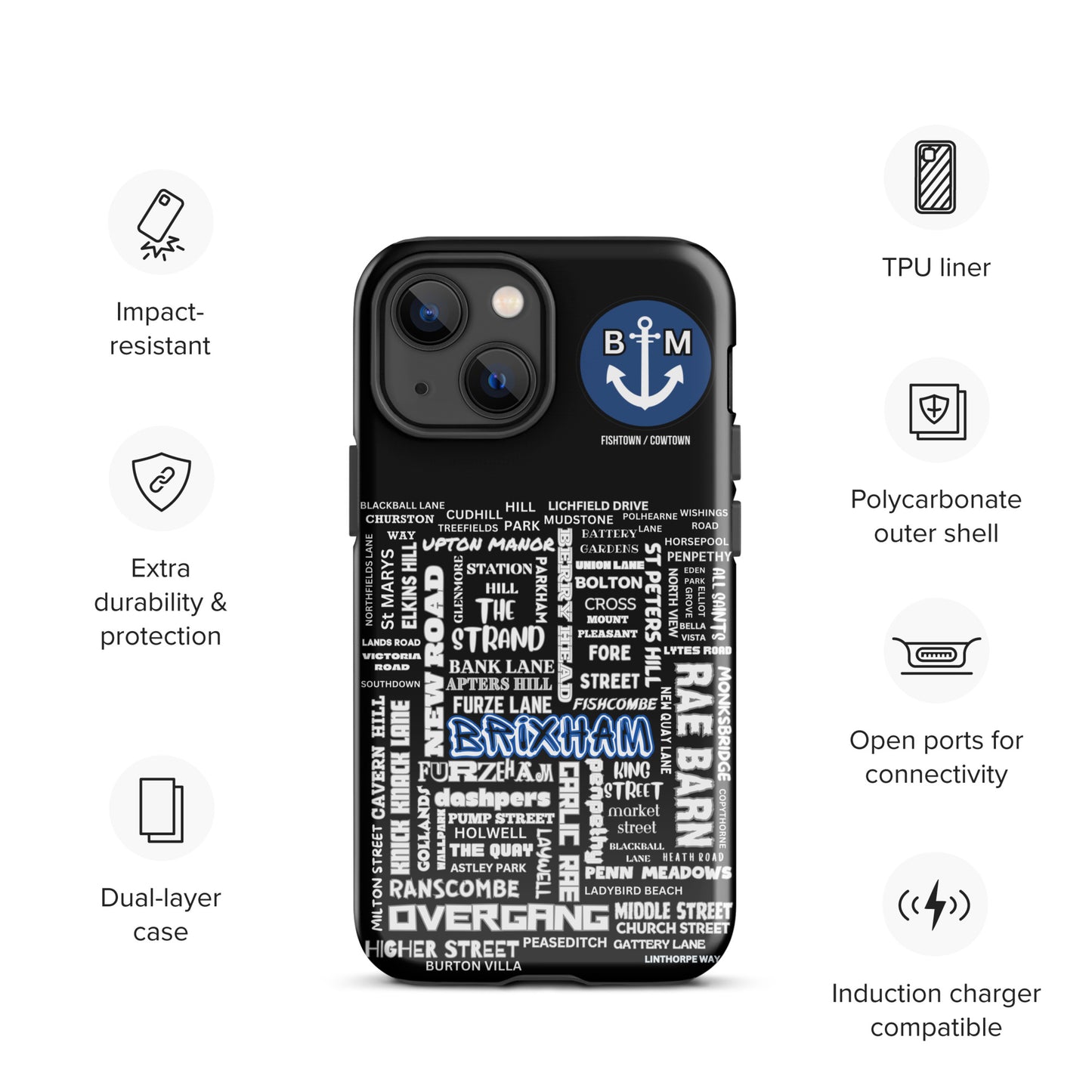 BRIXHAM BM Streets Tough Case for iPhone®