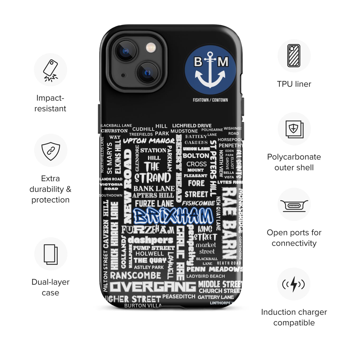 BRIXHAM BM Streets Tough Case for iPhone®