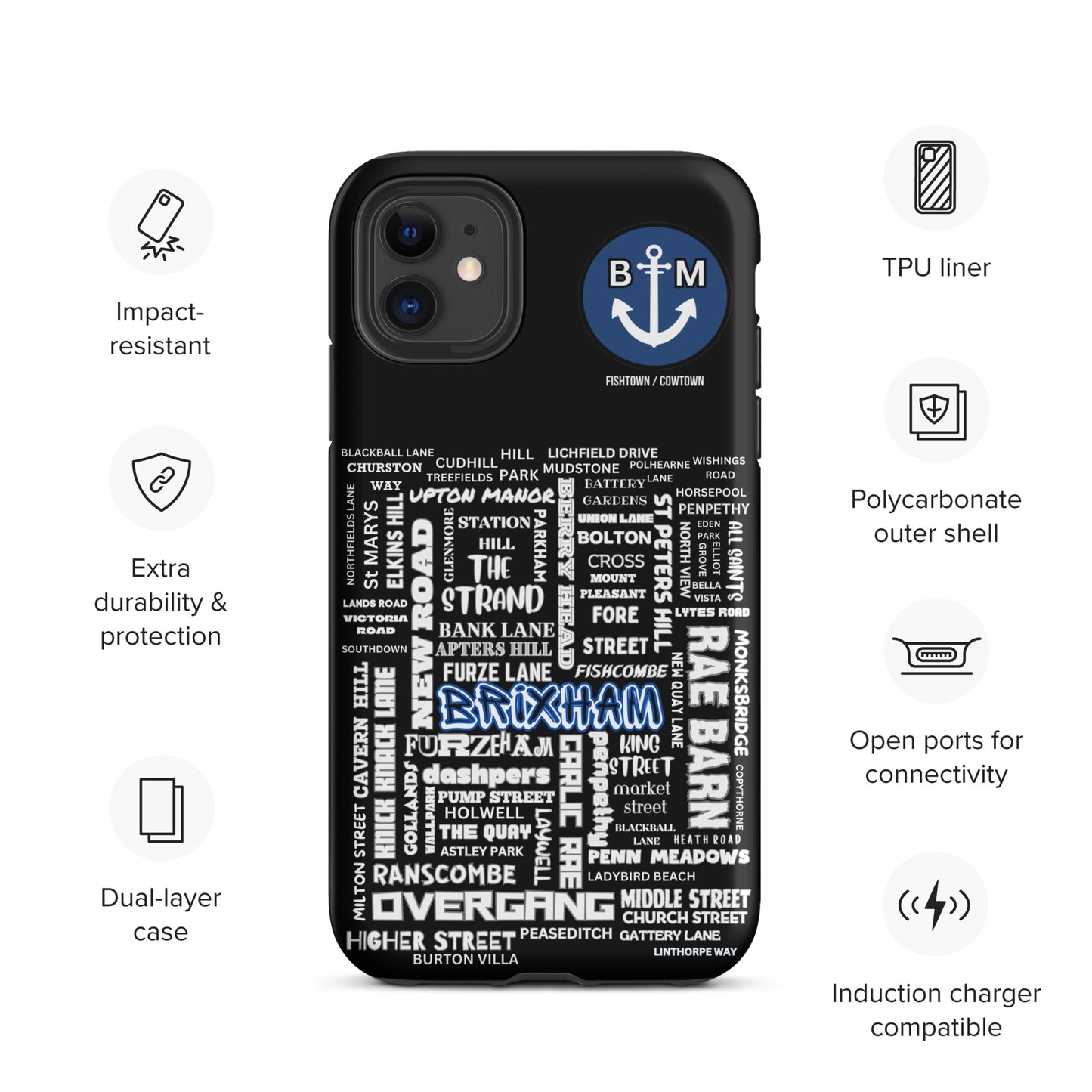 BRIXHAM BM Streets Tough Case for iPhone®