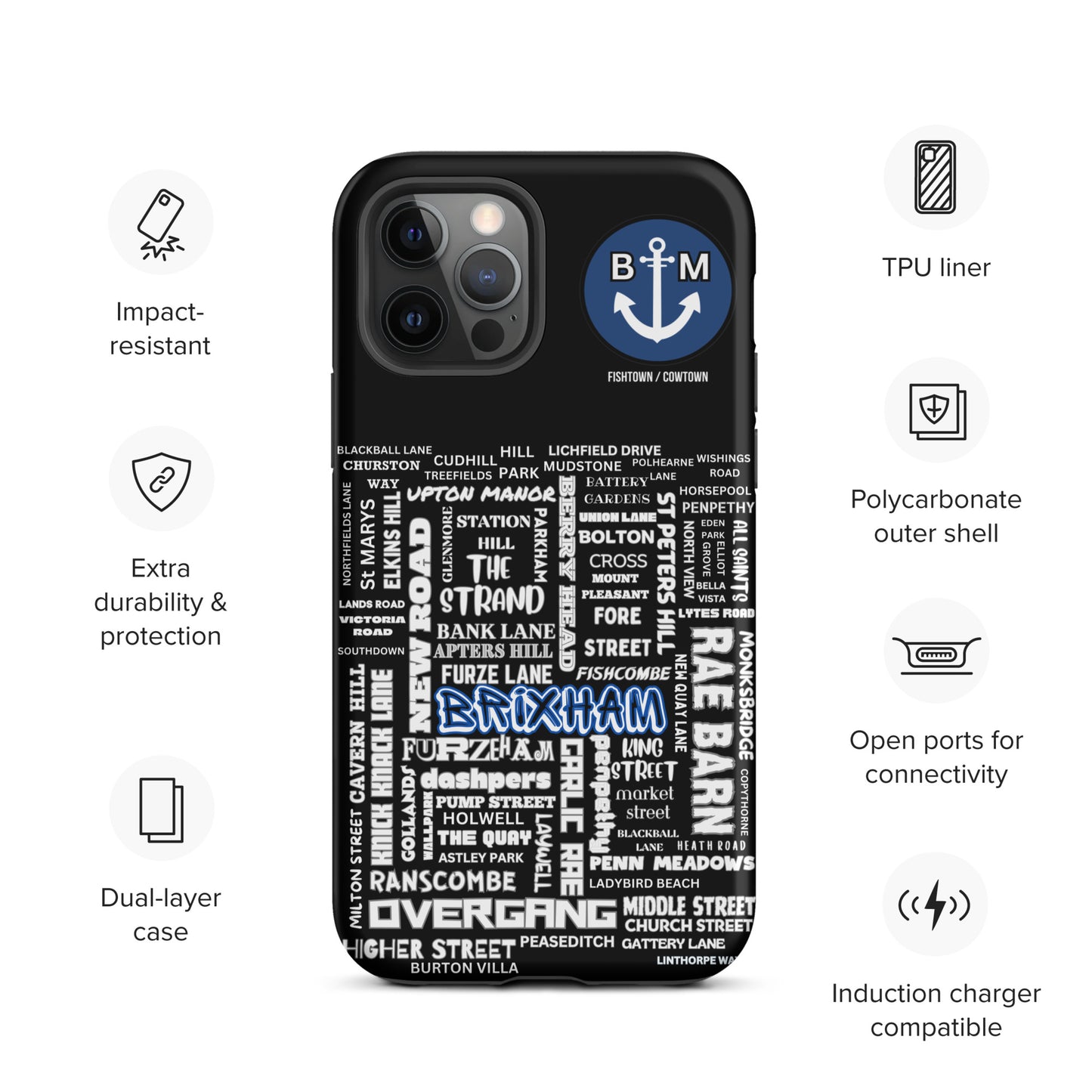 BRIXHAM BM Streets Tough Case for iPhone®