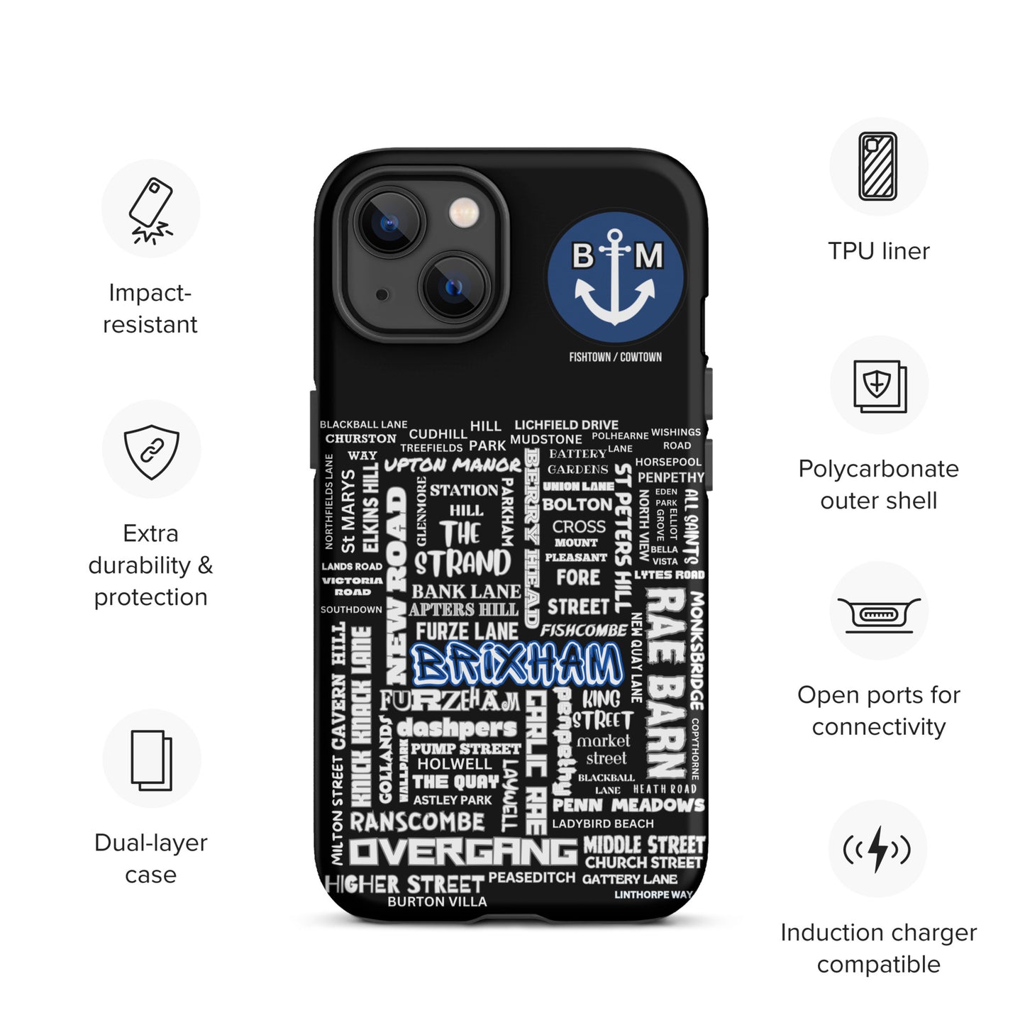 BRIXHAM BM Streets Tough Case for iPhone®