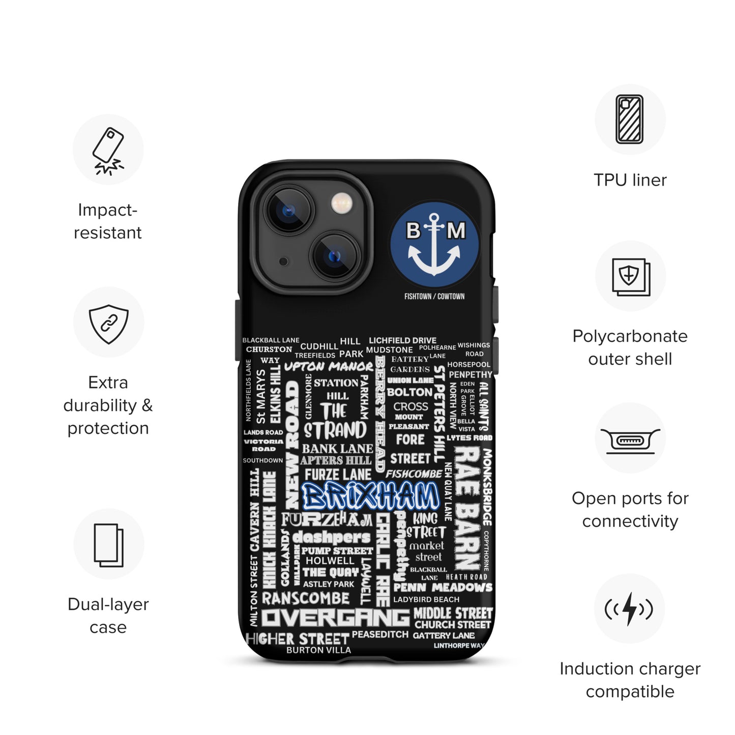 BRIXHAM BM Streets Tough Case for iPhone®