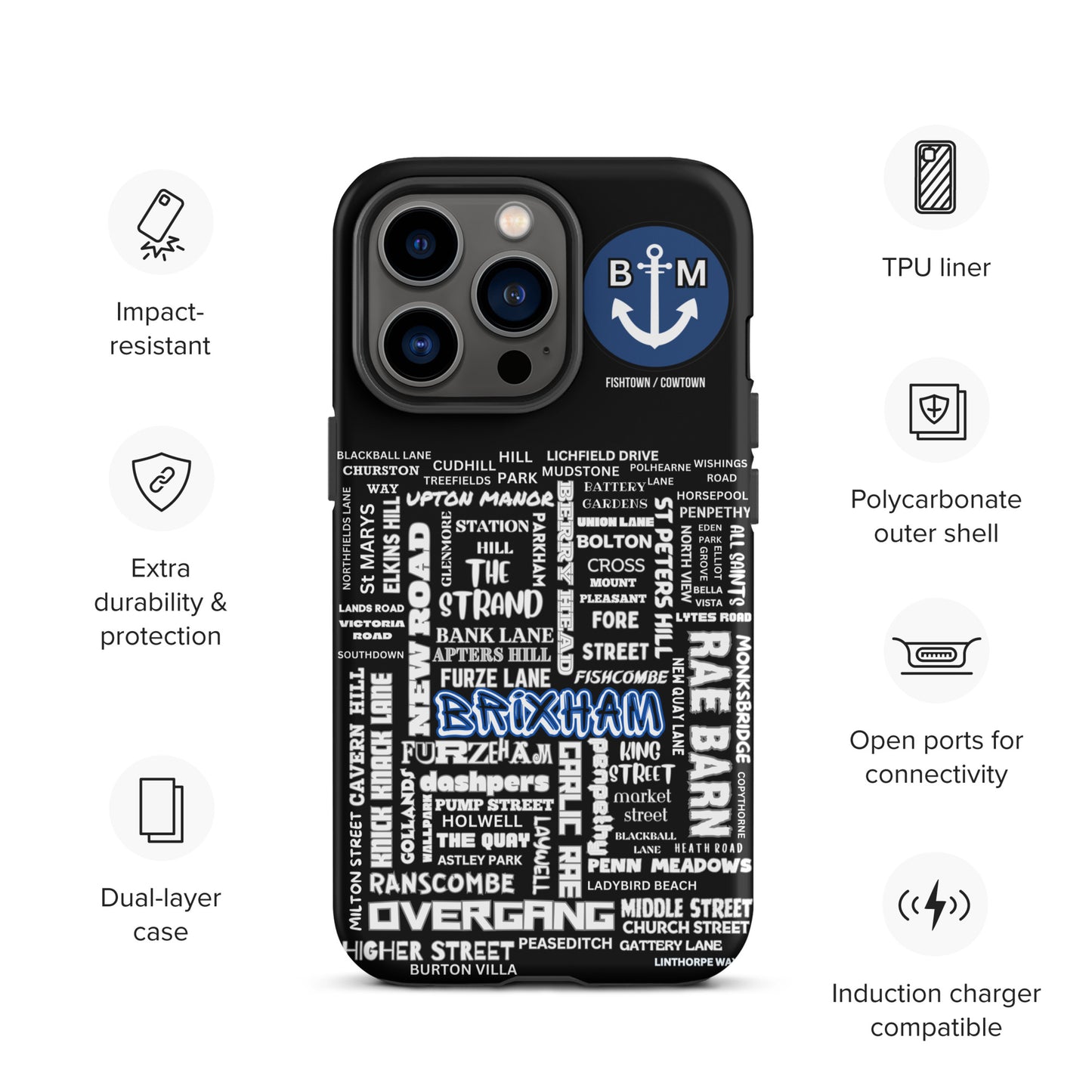 BRIXHAM BM Streets Tough Case for iPhone®