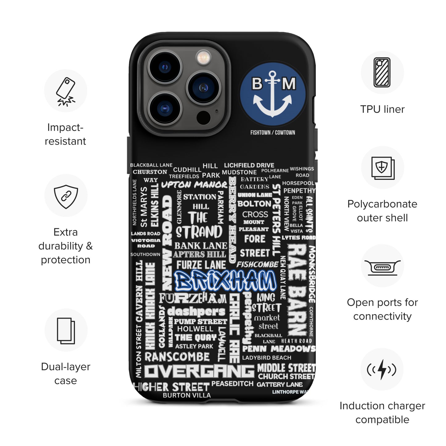 BRIXHAM BM Streets Tough Case for iPhone®