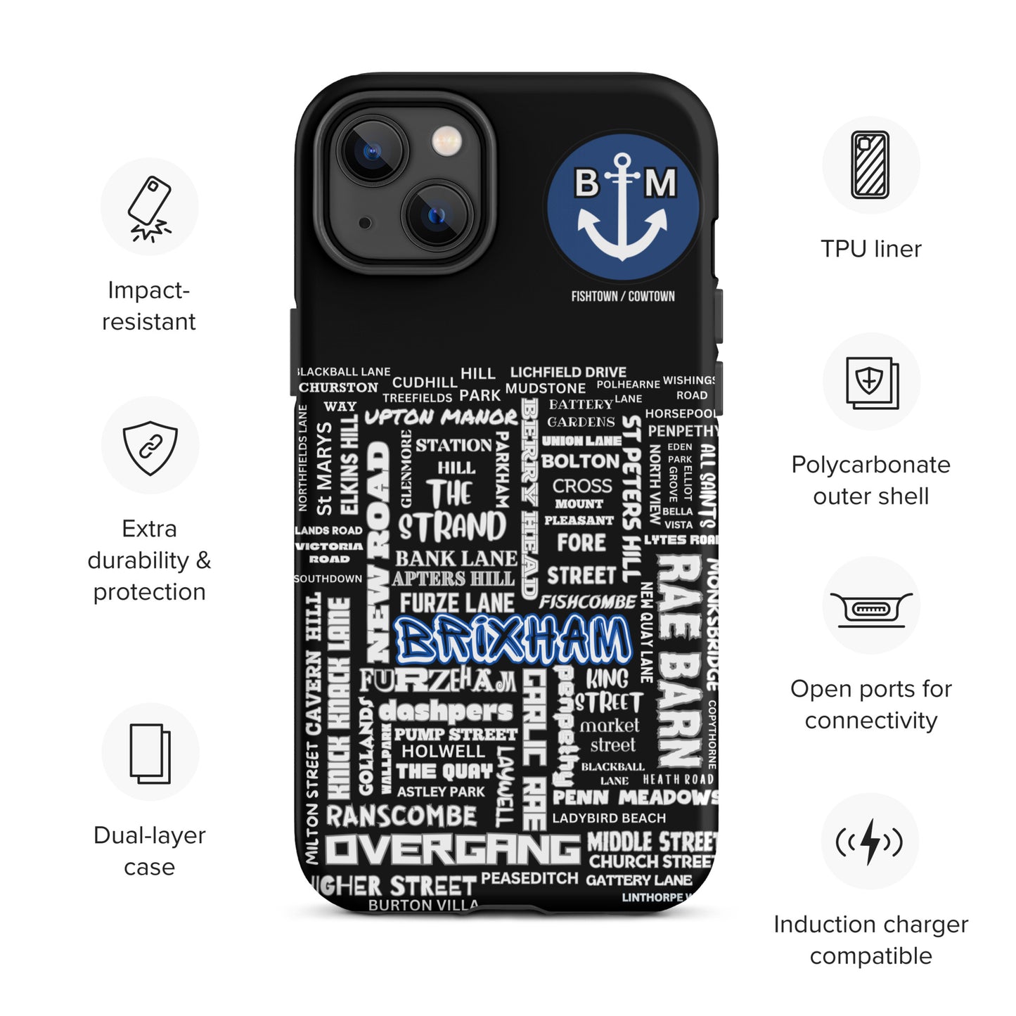 BRIXHAM BM Streets Tough Case for iPhone®