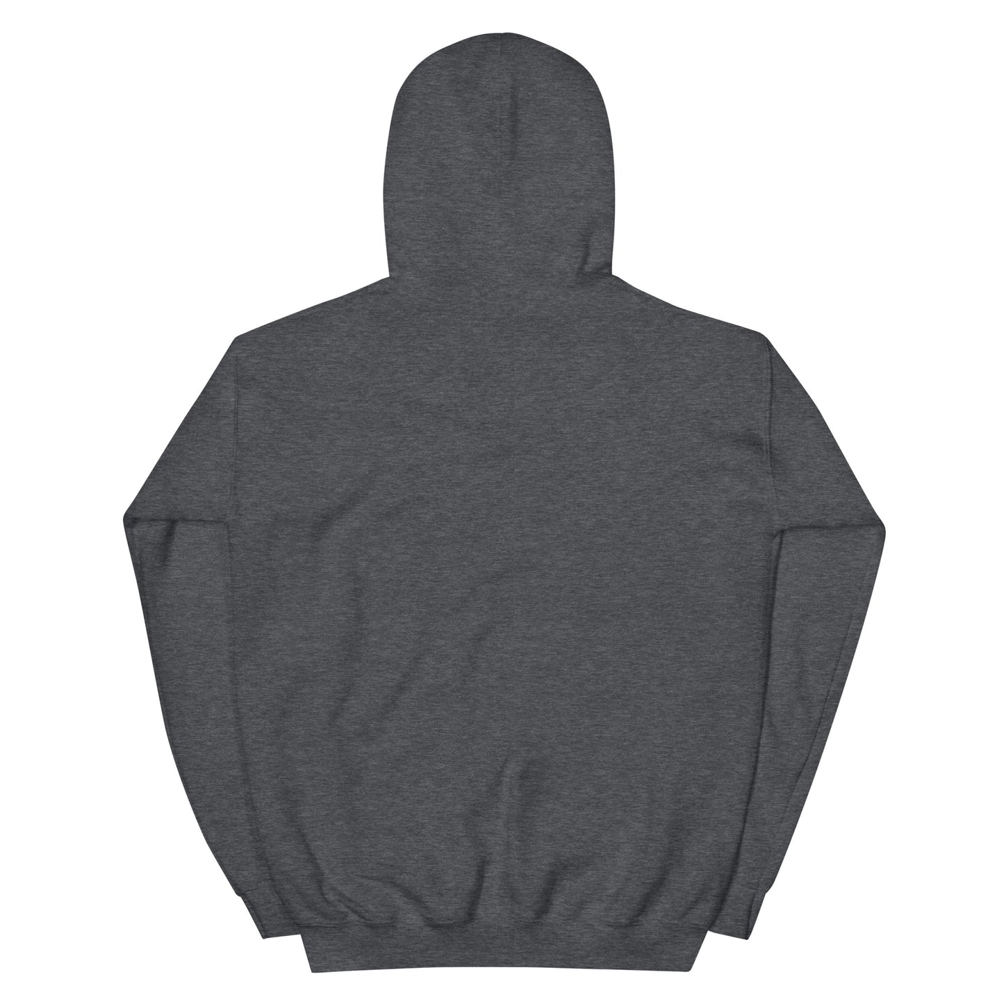 BRIXHAM BM Fishing Unisex Hoodie back dark heather