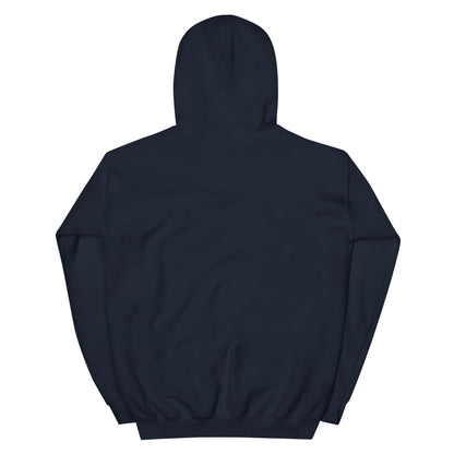 BRIXHAM BM Fishing Unisex Hoodie back navy