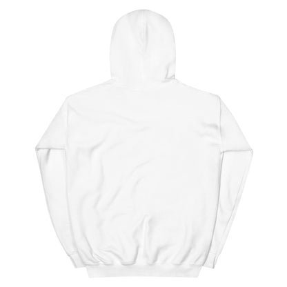 BRIXHAM BM Lighthouse Unisex Hoodie back white