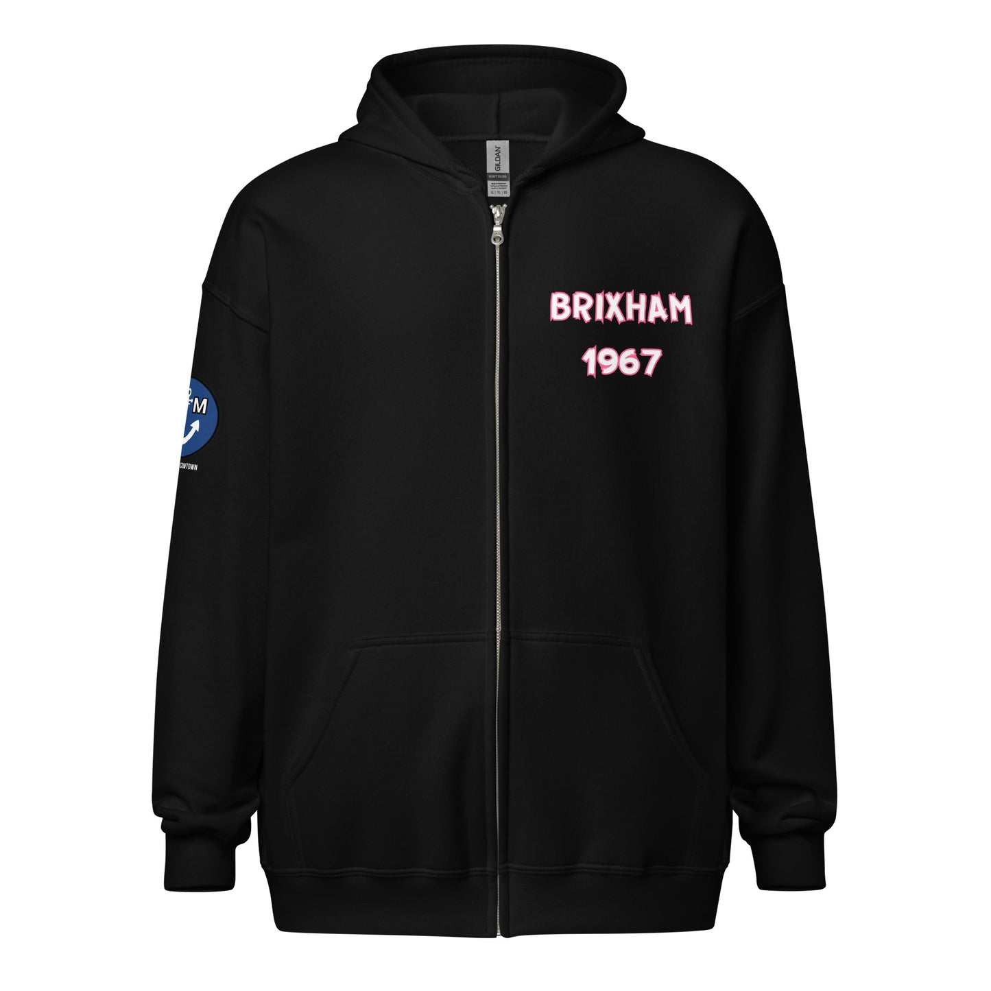 BRIXHAM BM 1967 PINK Unisex heavy blend zip hoodie