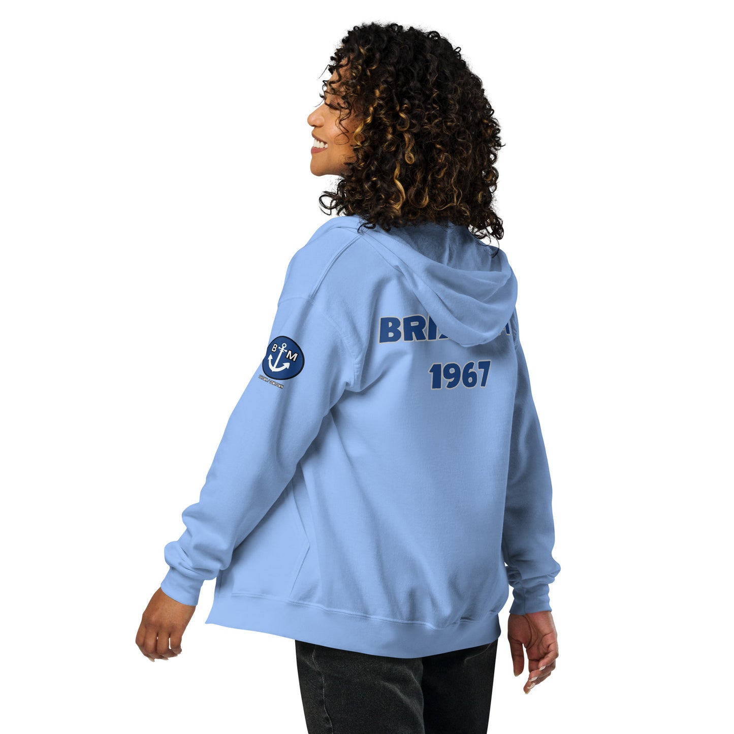 BRIXHAM BM 1967 1 Unisex heavy blend zip hoodie