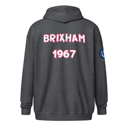 BRIXHAM BM 1967 PINK Unisex heavy blend zip hoodie