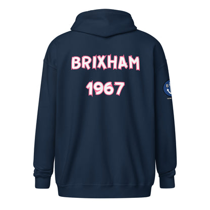 BRIXHAM BM 1967 PINK Unisex heavy blend zip hoodie