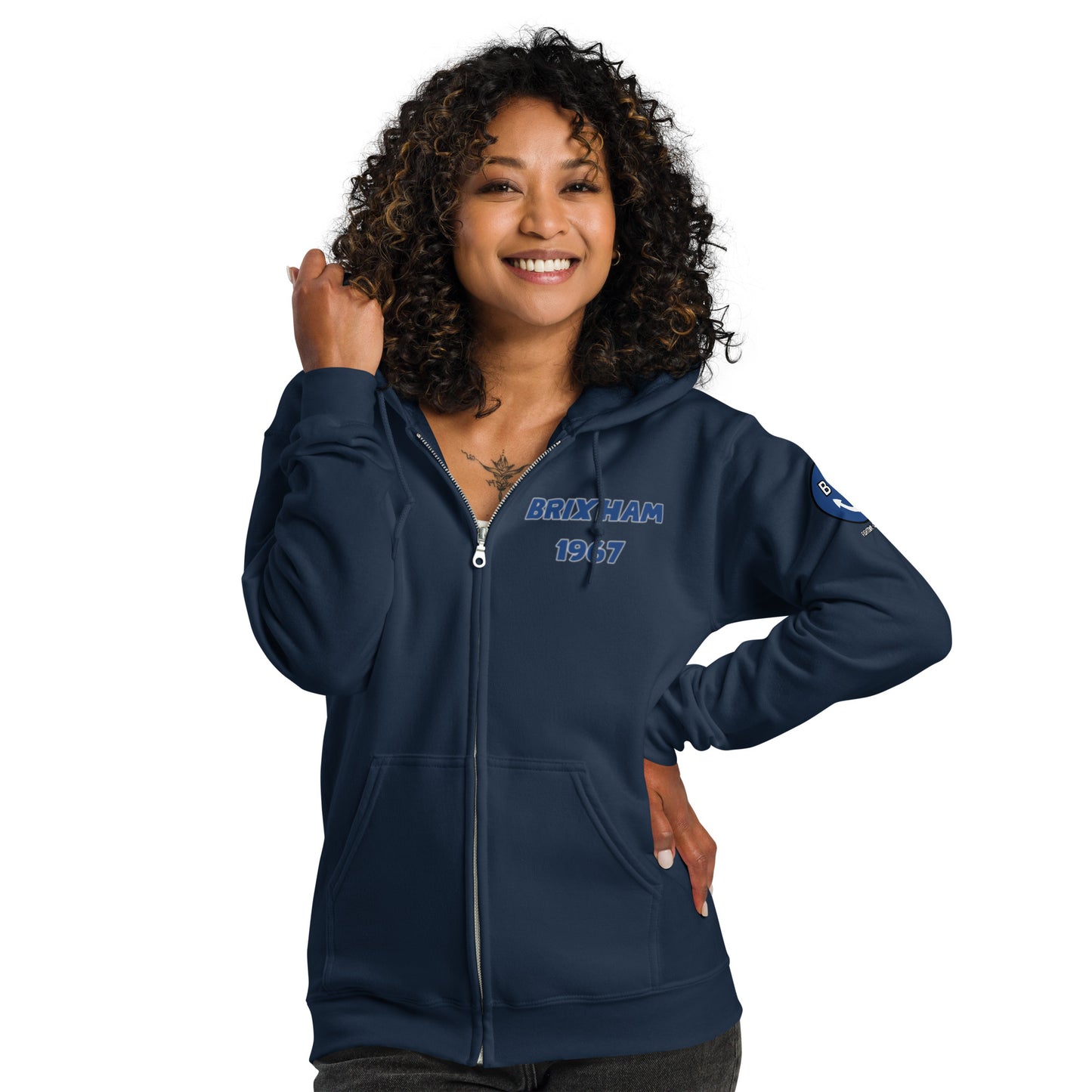 BRIXHAM BM 1967 1 Unisex heavy blend zip hoodie