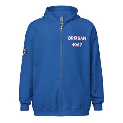 BRIXHAM BM 1967 PINK Unisex heavy blend zip hoodie