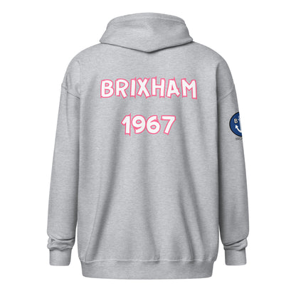 BRIXHAM BM 1967 PINK Unisex heavy blend zip hoodie