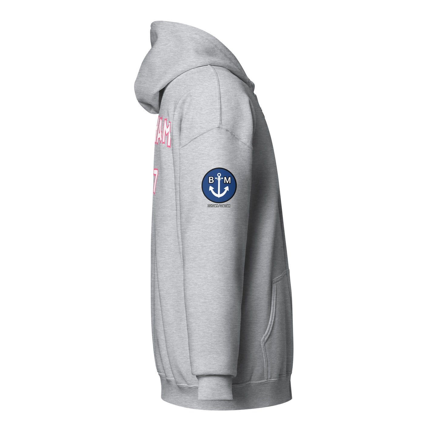 BRIXHAM BM 1967 PINK Unisex heavy blend zip hoodie