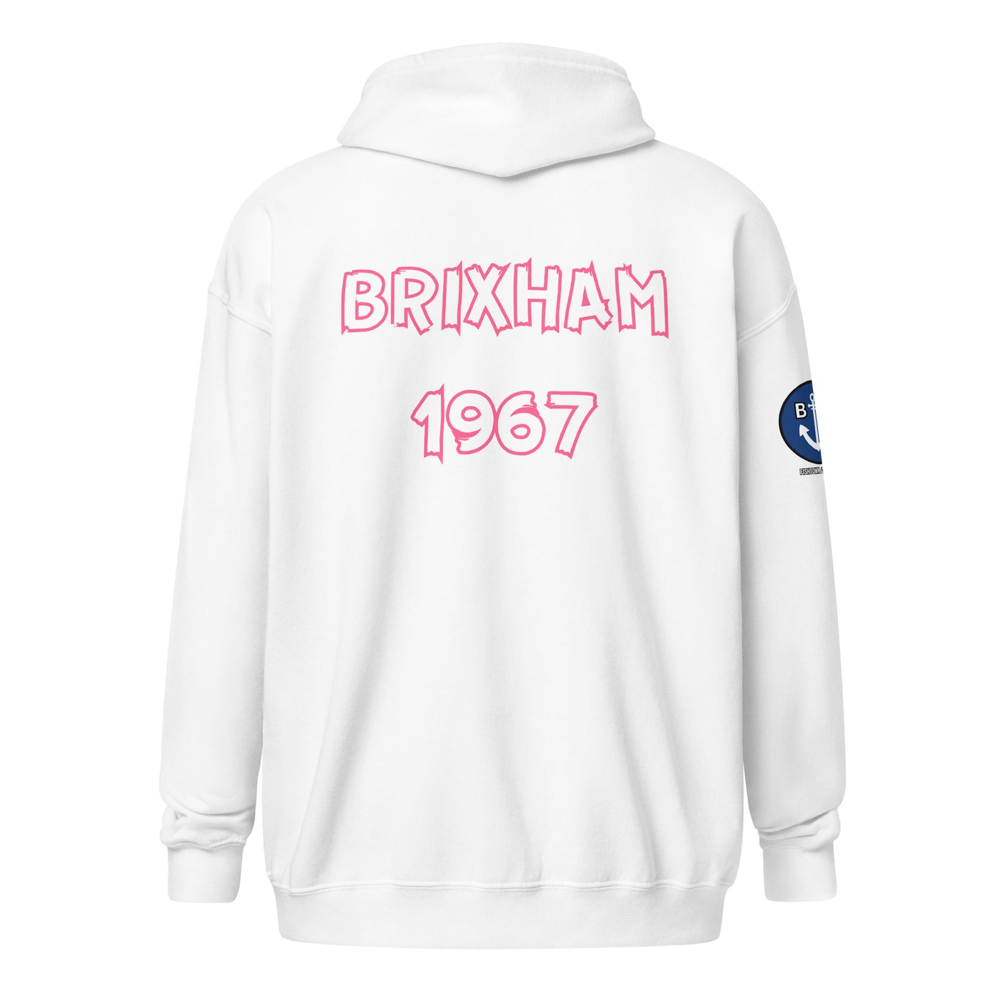 BRIXHAM BM 1967 PINK Unisex heavy blend zip hoodie