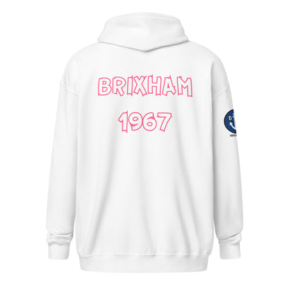 BRIXHAM BM 1967 PINK Unisex heavy blend zip hoodie