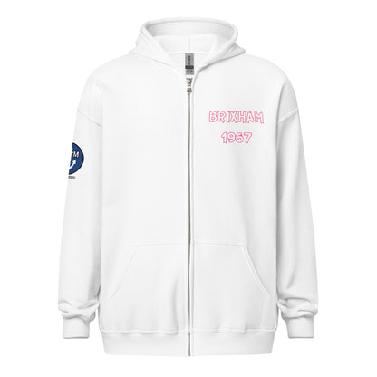 BRIXHAM BM 1967 PINK Unisex heavy blend zip hoodie