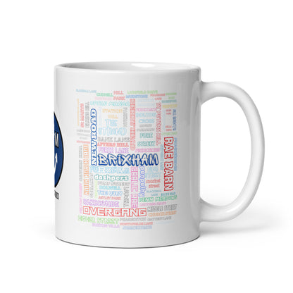 BRIXHAM BM  Streets White glossy mug