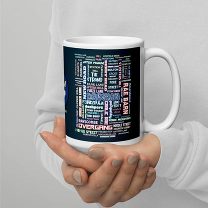 BRIXHAM BM Streets Black glossy mug