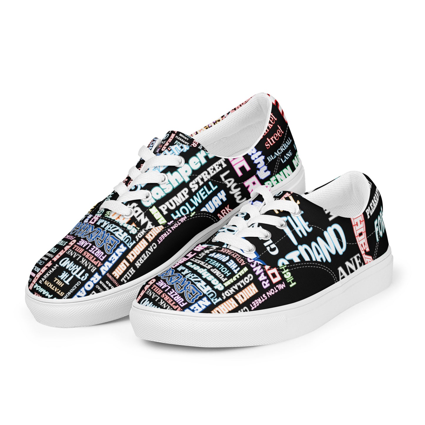 BRIXHAM BM Streets Women’s lace-up canvas shoes