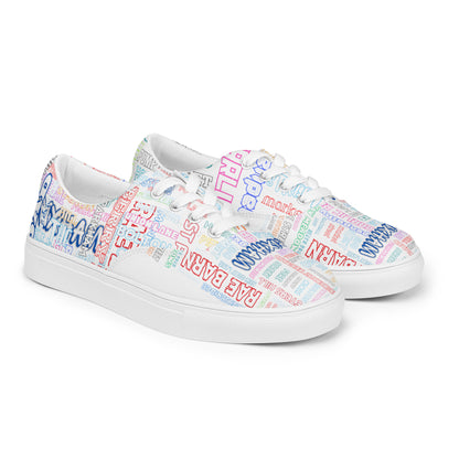 BRIXHAM BM Streets Women’s lace-up canvas shoes right