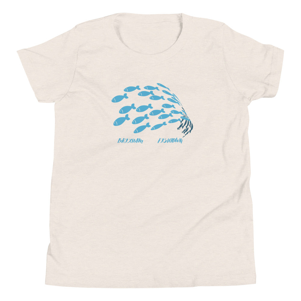 BRIXHAM BM Shoal Youth Short Sleeve T-Shirt front dust