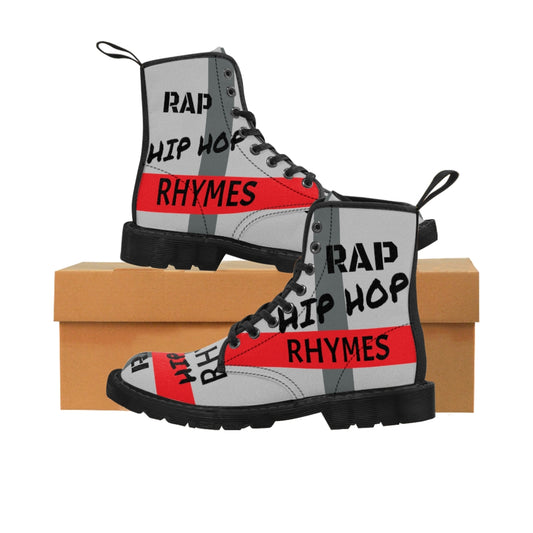 MYNY-HUB-Rap-Hip-Hop-Rhymes-unisex-Canvas-Boots
