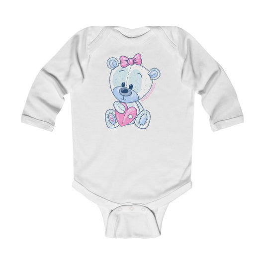 Teddylicious "Lizzi" Baby Long Sleeve Onesie