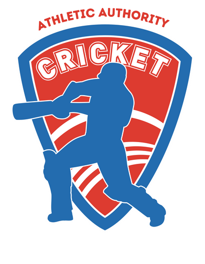 Athletic Authority "Cricket Red & Blue " Unisex Tri-Blend Short sleeve t-shirt