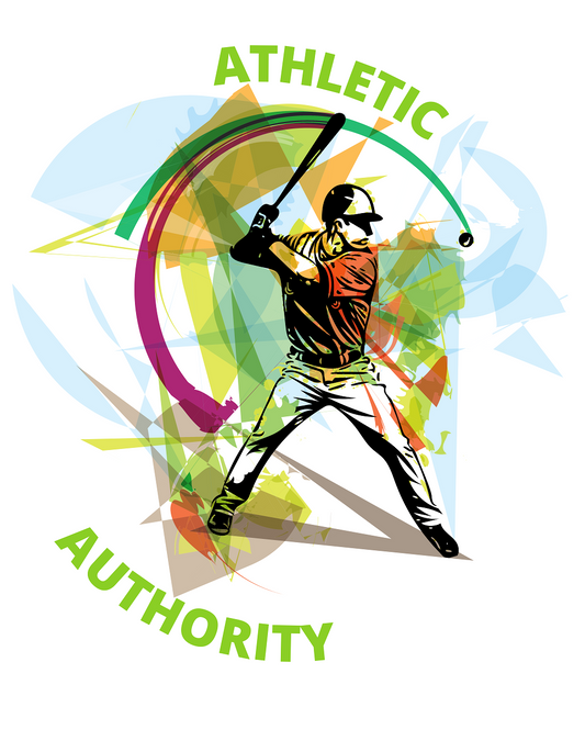 Athletic Authority  "Baseball Batter Paint" Unisex Tri-Blend Short sleeve t-shirt