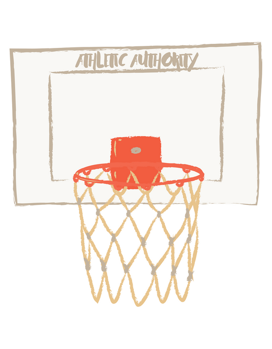 Athletic Authority "Basketball Net" Unisex Tri-Blend Short sleeve t-shirt
