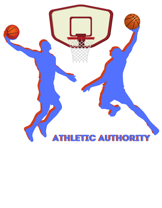 Athletic Authority  "Basketball Double Dunk" Unisex Tri-Blend Short sleeve t-shirt