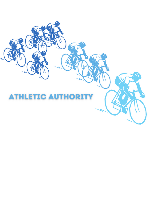 Athletic Authority "Cycling Racing" Unisex Tri-Blend Short sleeve t-shirt