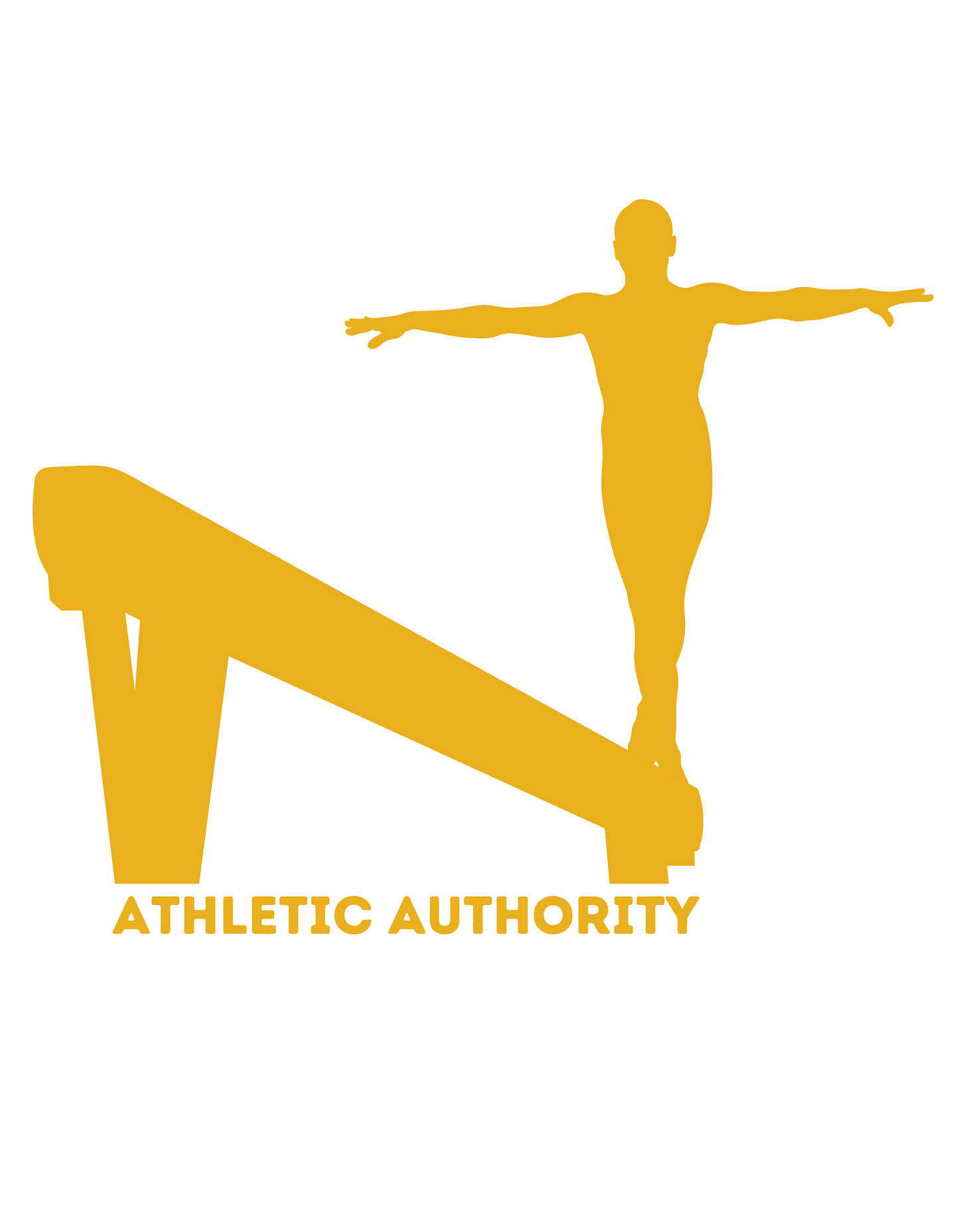 Athletic Authority  "Gymnastics Beam" Unisex Tri-Blend Short sleeve t-shirt