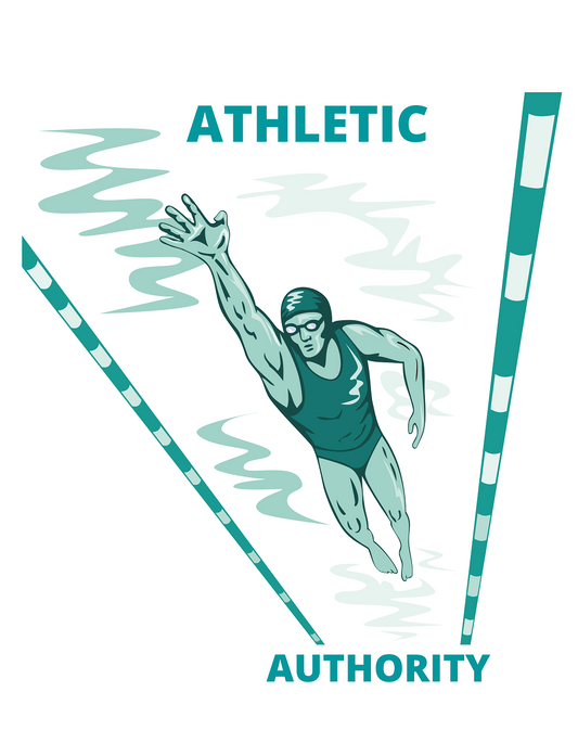 Athletic Authority "Swimming Lane" Unisex Tri-Blend Short sleeve t-shirt